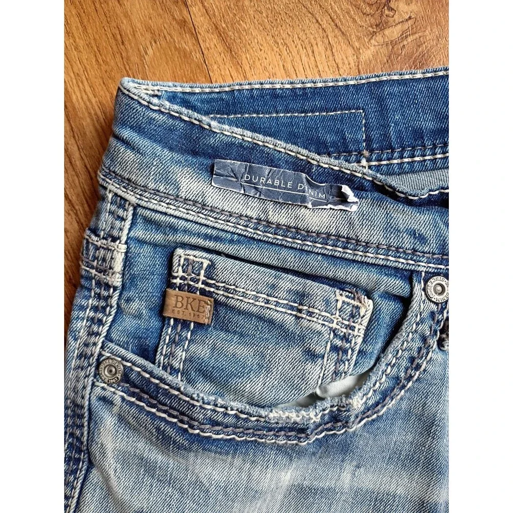 BKE Jake Jeans Men's 30x34 Blue Double Denim